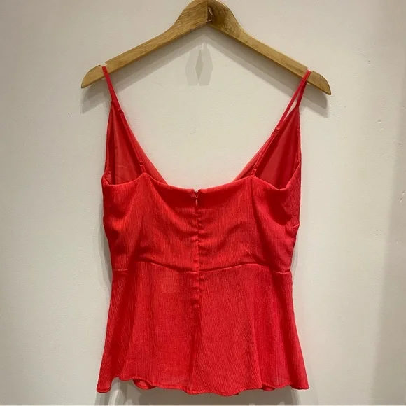 Deep V Ruffle Tank - Picture 2 of 2